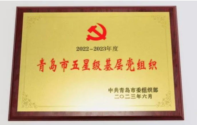 喜报！青岛国际会议中心党支部获评“青岛市五星级基层党组织”