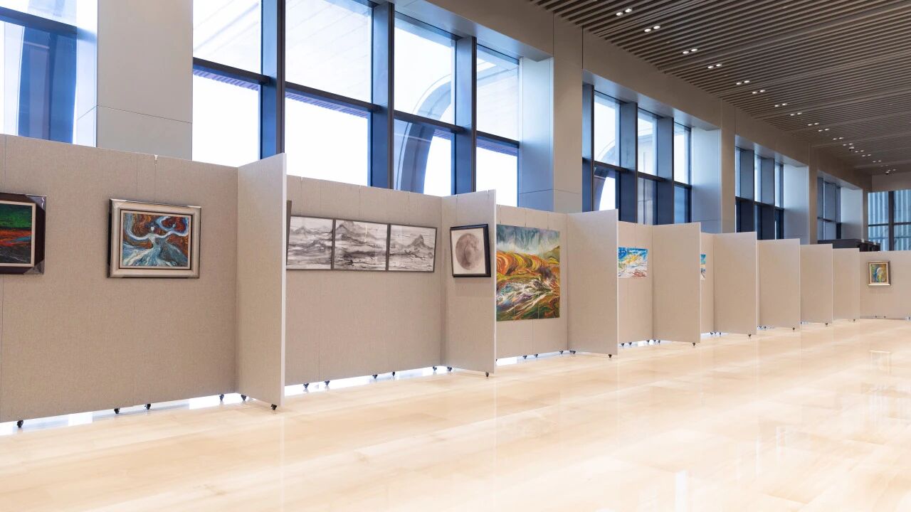 【冬季展讯】青岛国际会议中心——易象美学·艺术交流展今日启幕