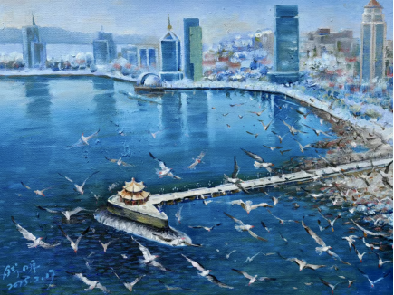 展讯｜2025.7.15-8.15 “画说青岛、国学撷英”书画联展 图片