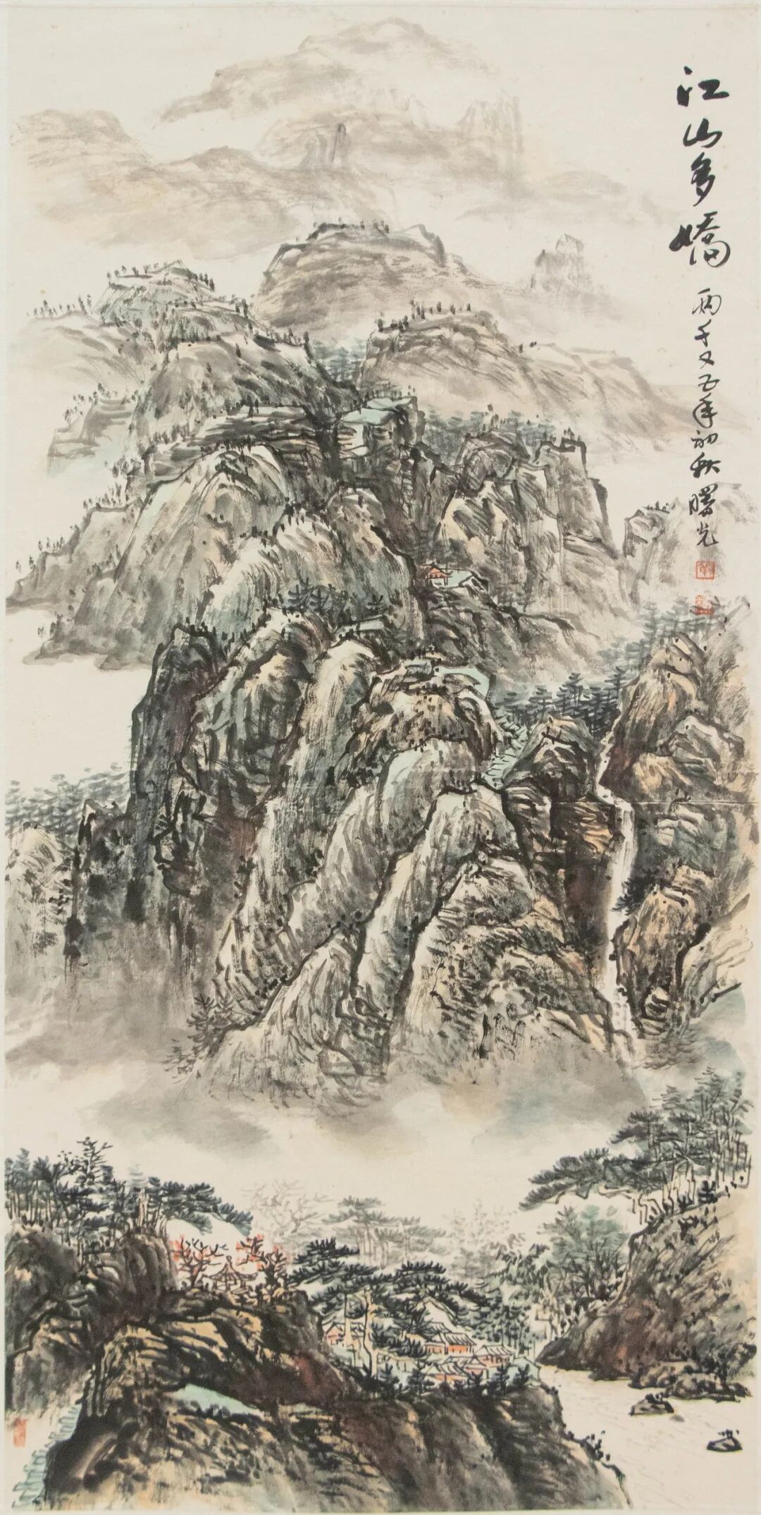 作品赏析｜ “丹青绘志 薪火相传”青岛(市南)海信学校红色爱国主义书画展 图片