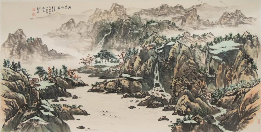 作品赏析｜ “丹青绘志 薪火相传”青岛(市南)海信学校红色爱国主义书画展 图片