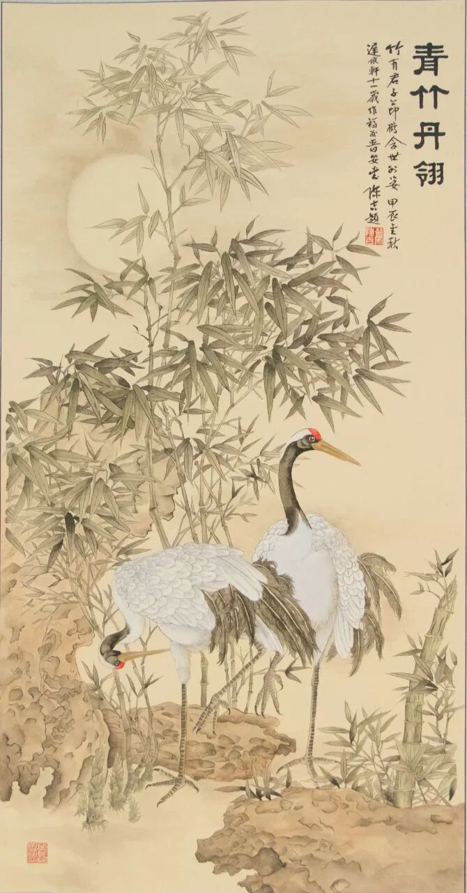 作品赏析｜ “丹青绘志 薪火相传”青岛(市南)海信学校红色爱国主义书画展 图片