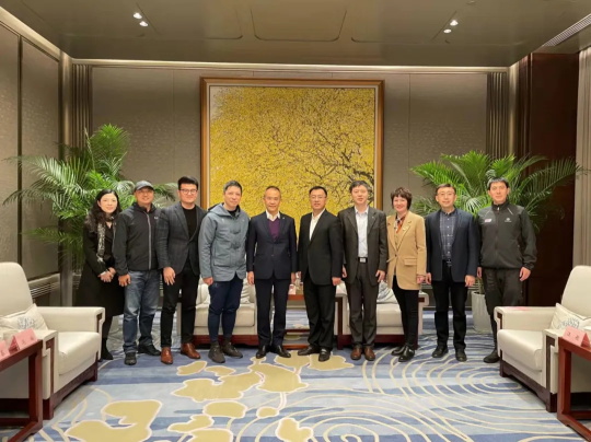 QICC | Founder of Deep Diving Company Wang Shi and his party visited Qingdao Tourism Group